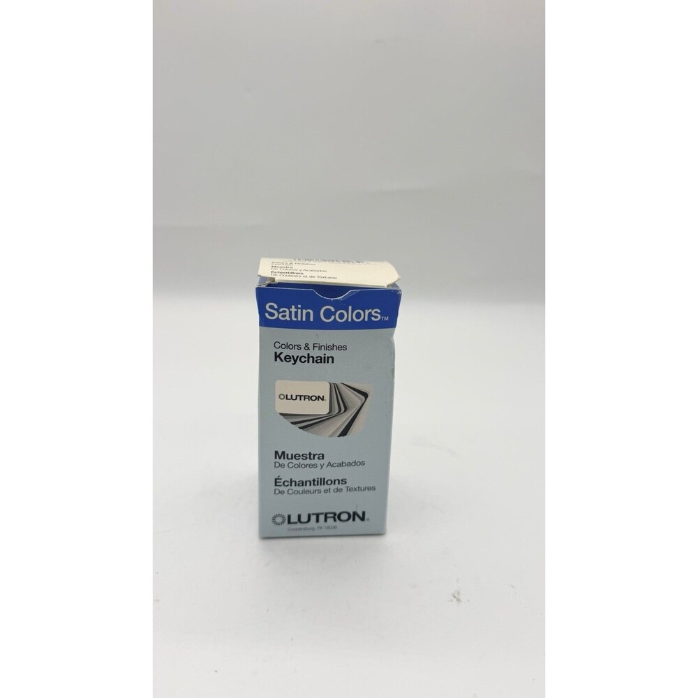 Lutron Satin Colors SC-CK-1 Colors & Finishes Keychain Sample Swatches